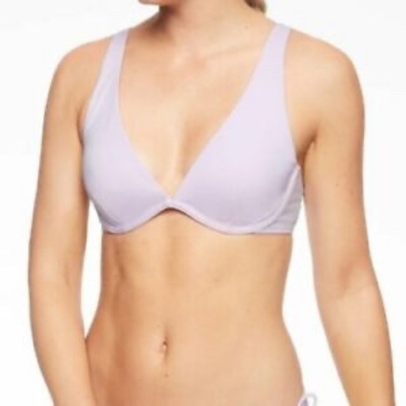 Athleta underwire purple bikini top New without tags!Comfortable and adjustable - Picture 3 of 14